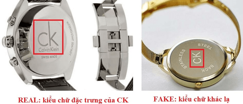 Cách phân biệt đồng hồ Calvin Klein thật giả chuẩn xác