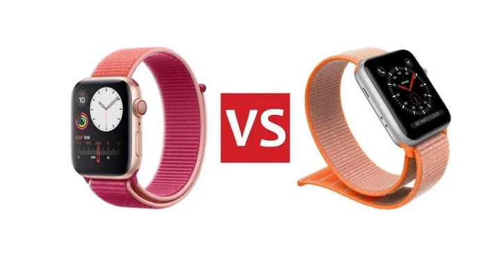 so sánh apple watch 4 và 5