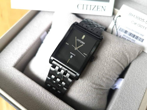 Đồng hồ mặt chữ nhật nam Citizen BH3005-56E